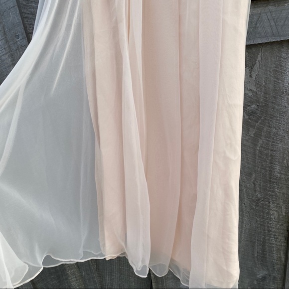 Vintage 60s emma doml sheer cape dress 16 - Picture 5 of 8